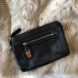 Rebecca Minkoff Crossbody Black Leather Purse